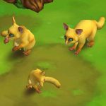 Brushtail Possum Yellow